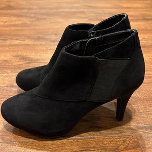 Black Suede Booties